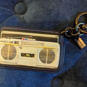 Coach Cassette player keychain